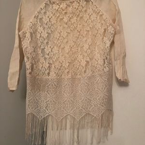 Free People Lace Top